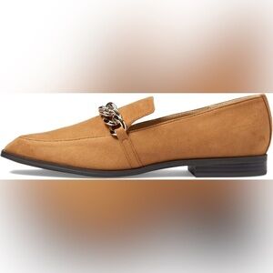 Nine West Women’s Size 9 Chain Detail Loafers in Burnt Orange Suede